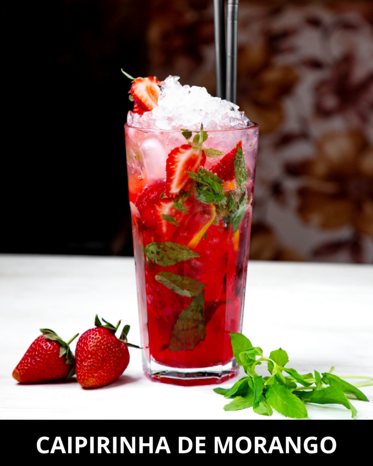 caipirinha de morango
